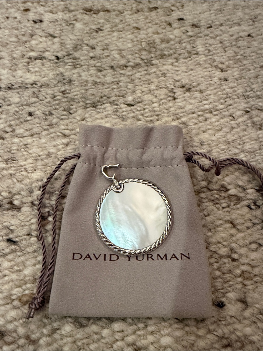 David Yurman Elements Pendant with Black Onyx/MOP  diamond clasp - Picture 4 of 4
